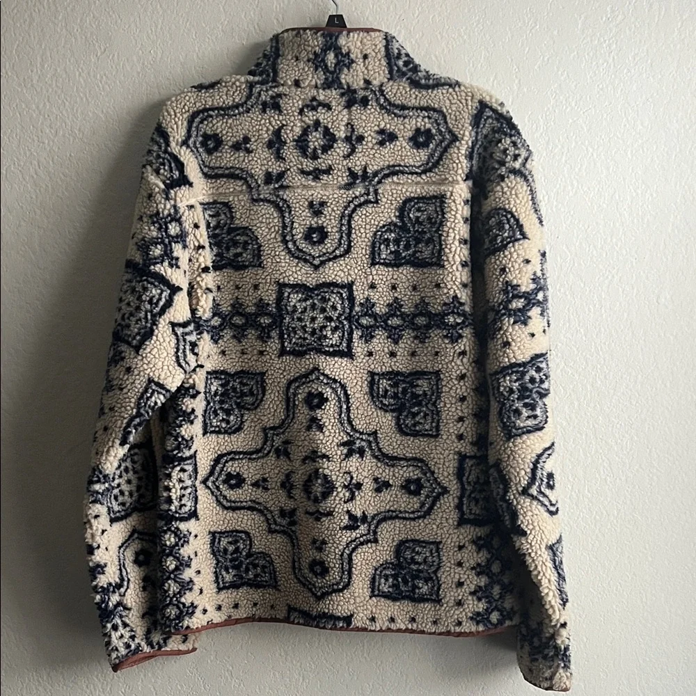 BDG Beige and Navy Patterned Jacket - Picture 8 of 16